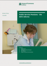 Public Service Pensions - the 2015 reforms: Research Briefing Number 5768